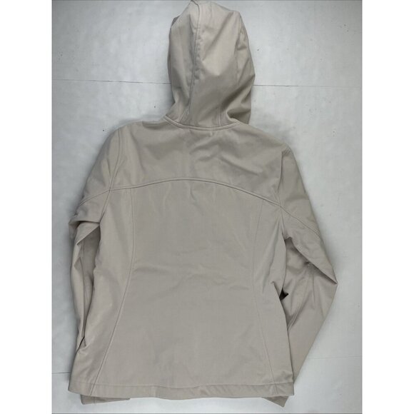 Spyder Hooded Softshell Jacket Women’s S Fleece Lined Polyester White Full Zip - Picture 3 of 11